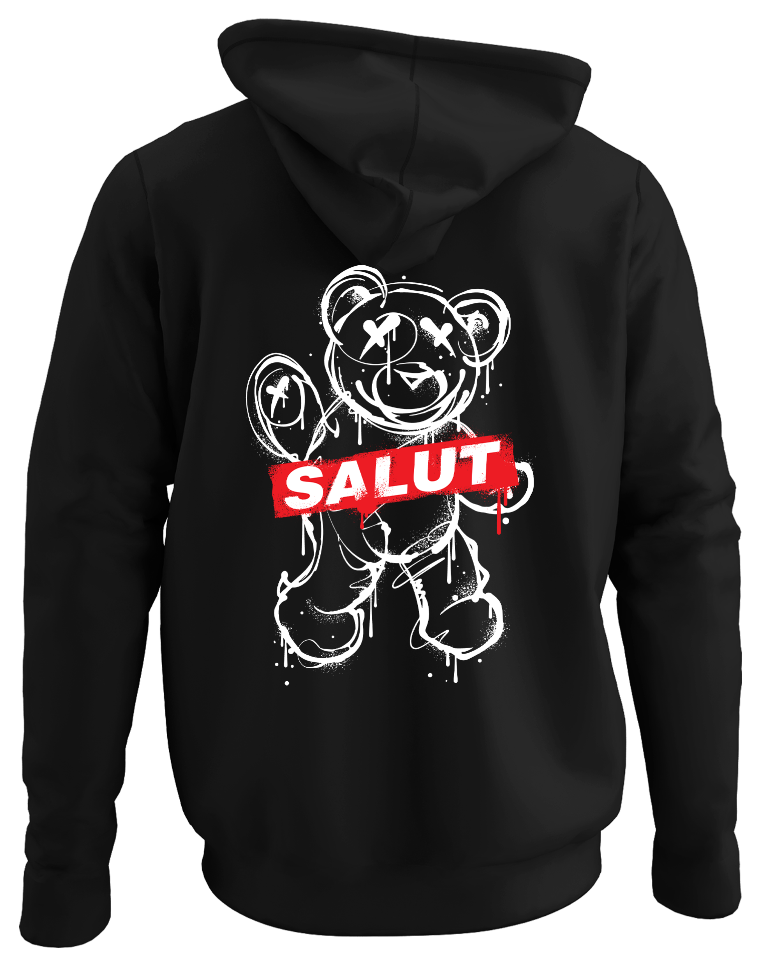 Alfaq Salut Bear hoodie